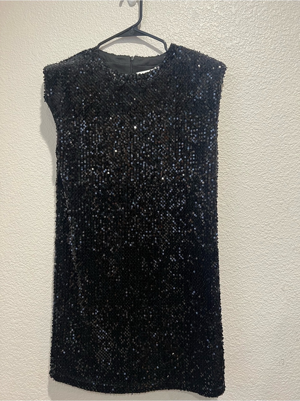 Mango Black Sequin Dress, 4
